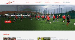 Desktop Screenshot of pakkalanpalloseura.fi